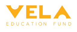 Orange logo of Vela Education Fund